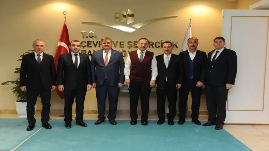 Çaturoğlu, Bakan Haseki'ye Belediyelerin taleplerini iletti