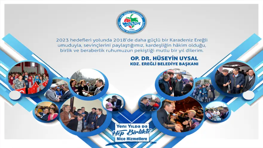 Kdz. Ereğli Belediye Başkanı Hüseyin Uysal'ın Yeni Yıl Mesajı