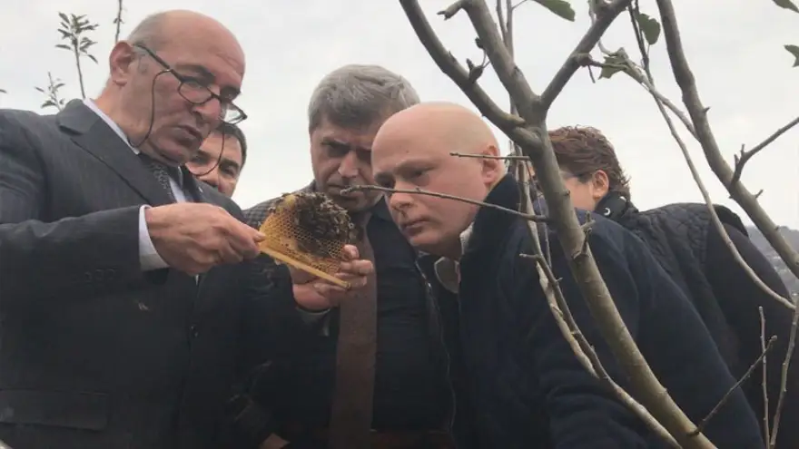 Vali Çınar, Keskin ailesine Bakanlık üretim belgesi verdi