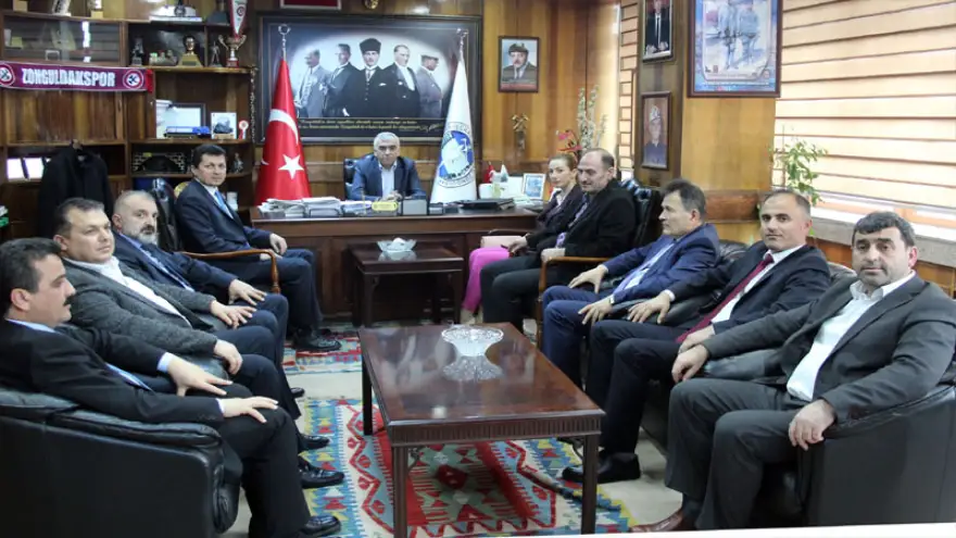 İYİ Parti il ve merkez ilçe başkanları, GMİS’i ziyaret etti

