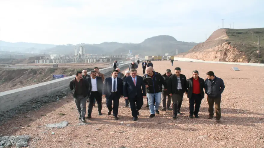 Çaturoğlu’ndan köprülü kavşağa inceleme…

