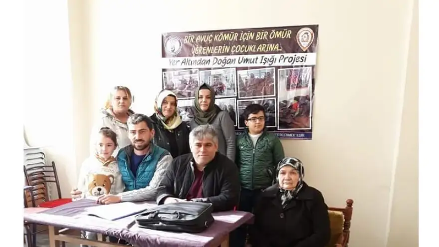 Maden Şehidi Ailelerine destek…