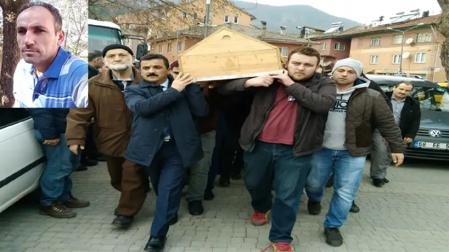 Maden işçisi son yolculuğuna uğurlandı

