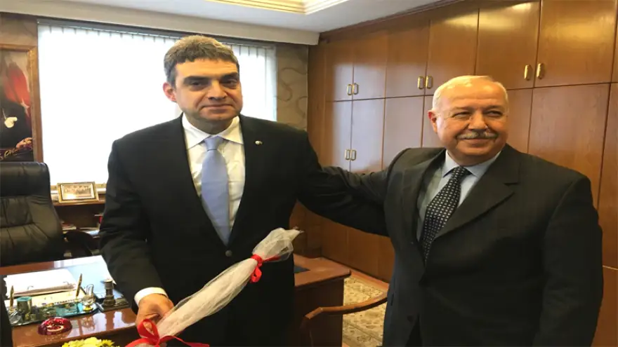 Umut Oran'dan, Başkan Akdemir'e ziyaret