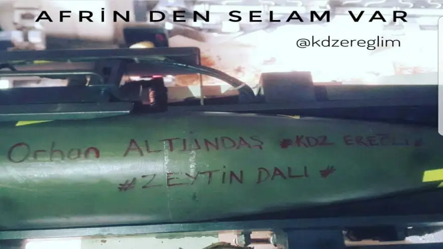 Afrin’den bir selam daha var