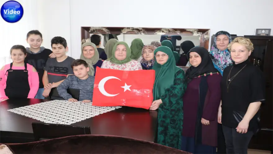İlk  koli gönderildi…