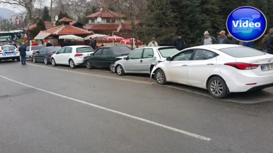 5 aracı birbirine soktu….