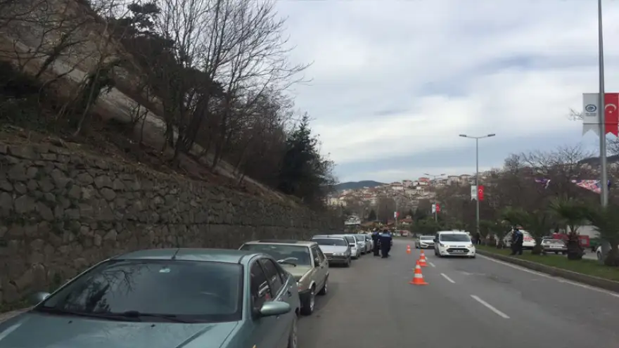 Göztepe’ de heyelan….