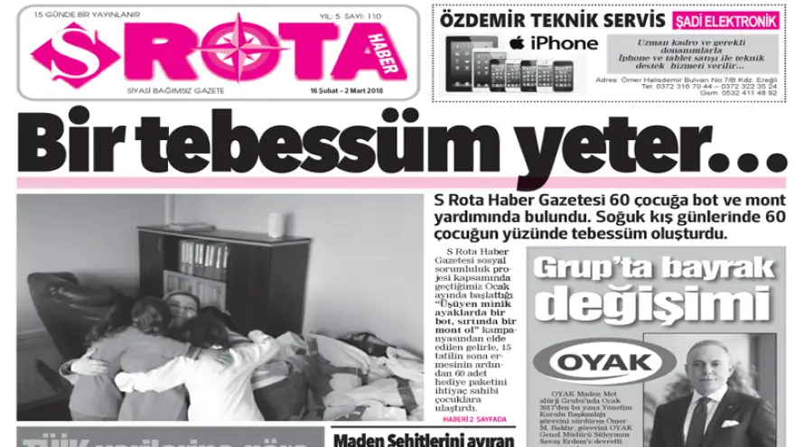 S Rota Haber Gazetesi 110. Sayı