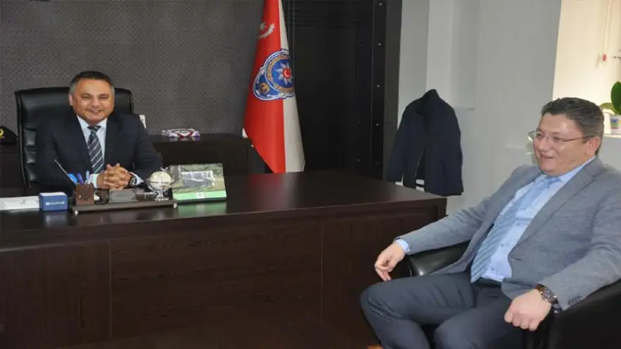 TSO Başkanı Yalçın'dan, Emniyet Müdürü Kuyu'ya ziyaret