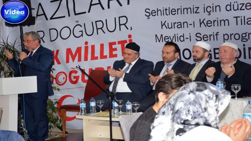 Uysal, şehit aileleri için Kur’an okutturdu