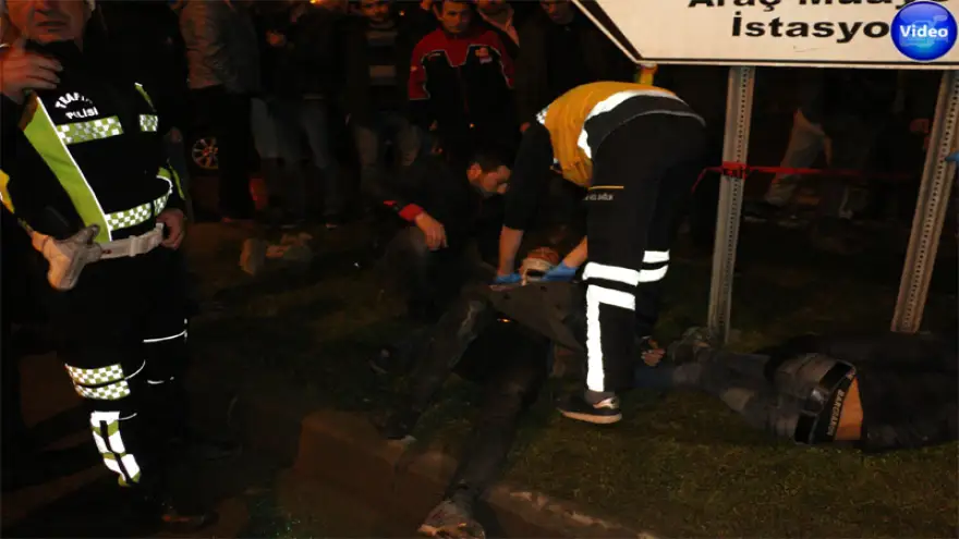 Motosiklet cayır cayır yandı…