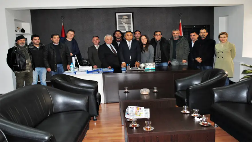 Gazetecilerden Yeni Emniyet Müdürüne Ziyaret