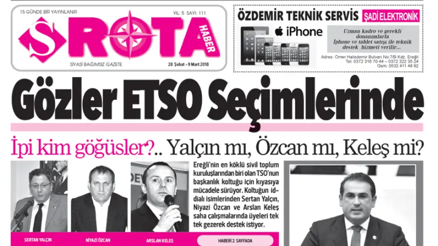 S Rota Haber Gazetesi'nin 111. Sayısı