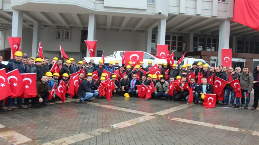 “Madencinin kalbi Mehmetçikle birlikte atıyor”