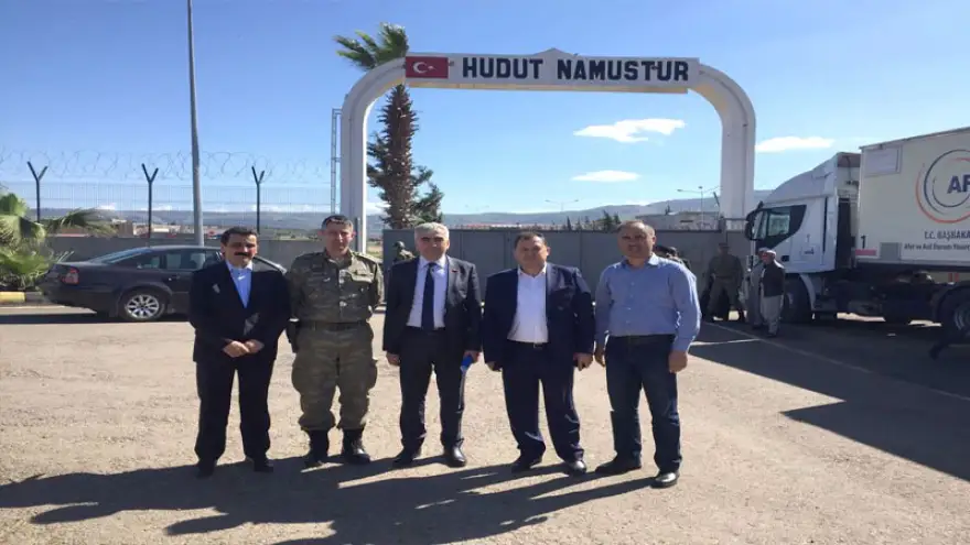 Madencinin desteği operasyon bölgesinde