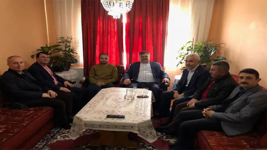Çaturoğlu; Afrin gazisi Uğur Günaydın’ı ziyaret etti