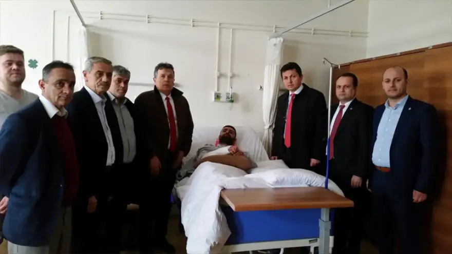 Bayraktar’tan geçmiş olsun ziyareti