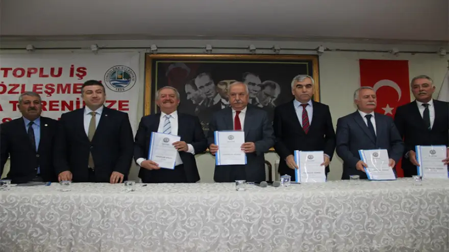 Zonguldak Belediyesi’nde toplu sözleşme imzalandı