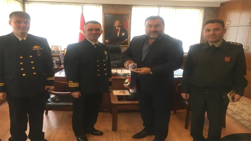 Gemi Komutanlarından Başkan vekili Demir’e ziyaret...