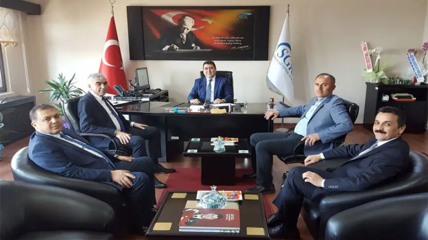 GMİS Yönetimi, SGK İl Müdürü Avcı’yı ziyaret etti
