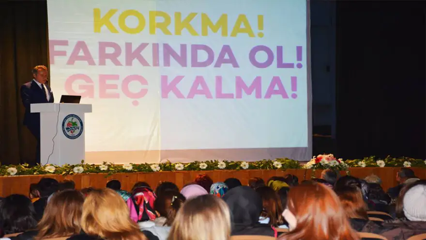 Kdz.Ereğli’de meme kanseri konferansı..