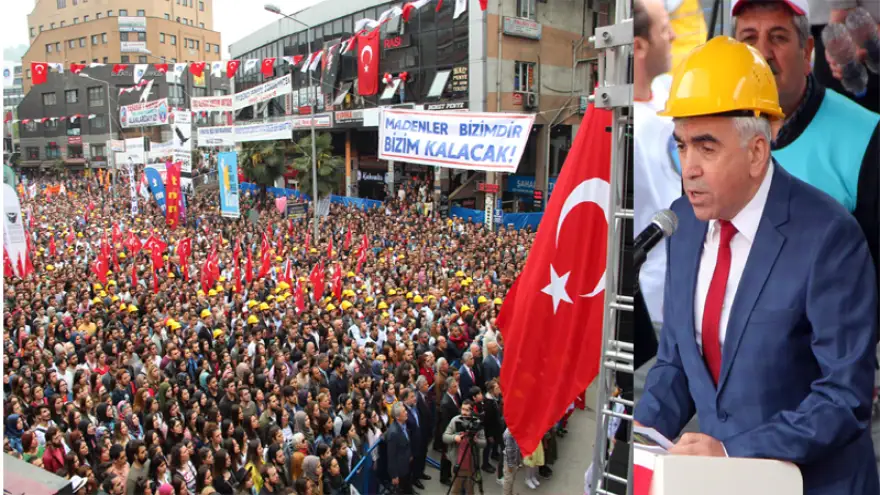 Demirci'den 1 Mayıs teşekkürü