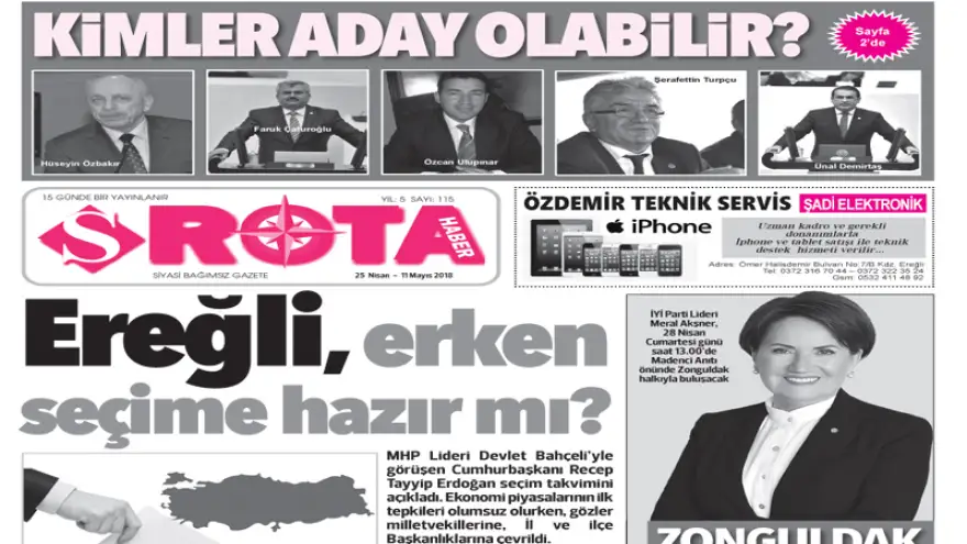 S Rota Haber Gazetesi'nin 115. Sayısı