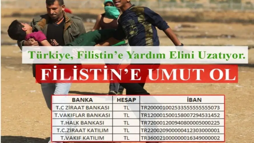 Filistin'e Umut Ol İnsani Yardım Kampanyası