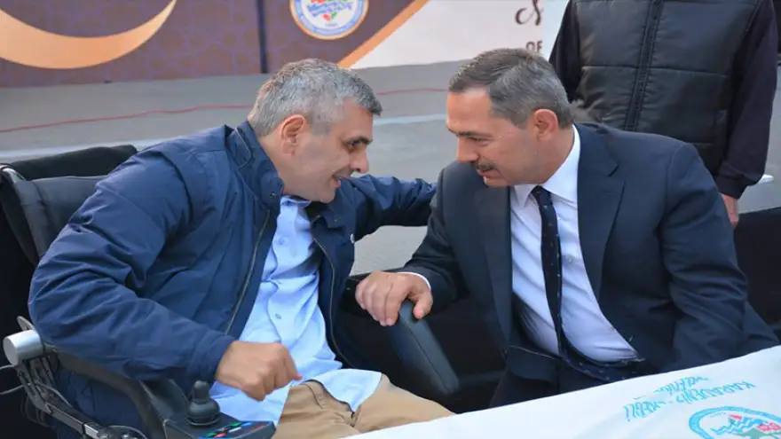 Uysal, engellileri iftar sofrasında ağırladı..