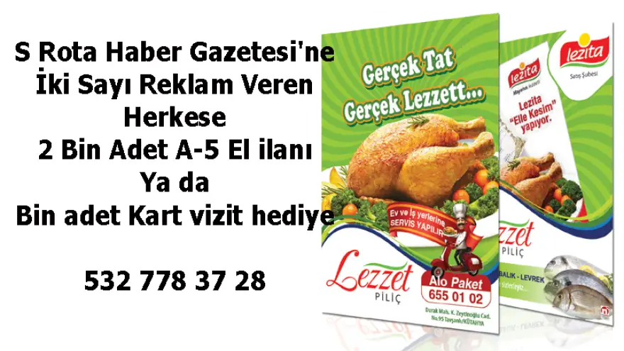 S Rota'dan, 2 Bin adet el ilanı hediye
