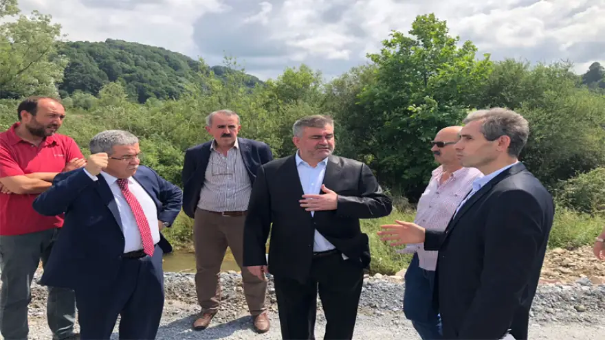Çaturoğlu,ndan Alaplı Mollabey alternatif yolunda inceleme