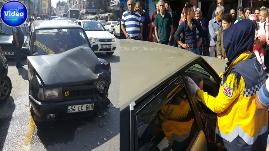 Kafa kafaya çarpıştılar…

