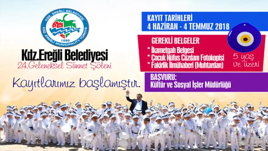 Sünnet kayıtları devam ediyor