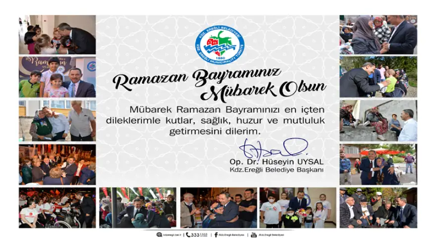 Başkan Uysal'ın Ramazan Bayramı Kutlama Mesajı