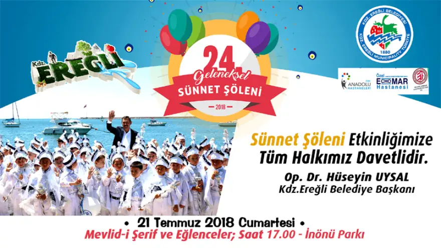 Kdz. Ereğli Belediyesi’nden 4 yılda 839 çocuğa sünnet
