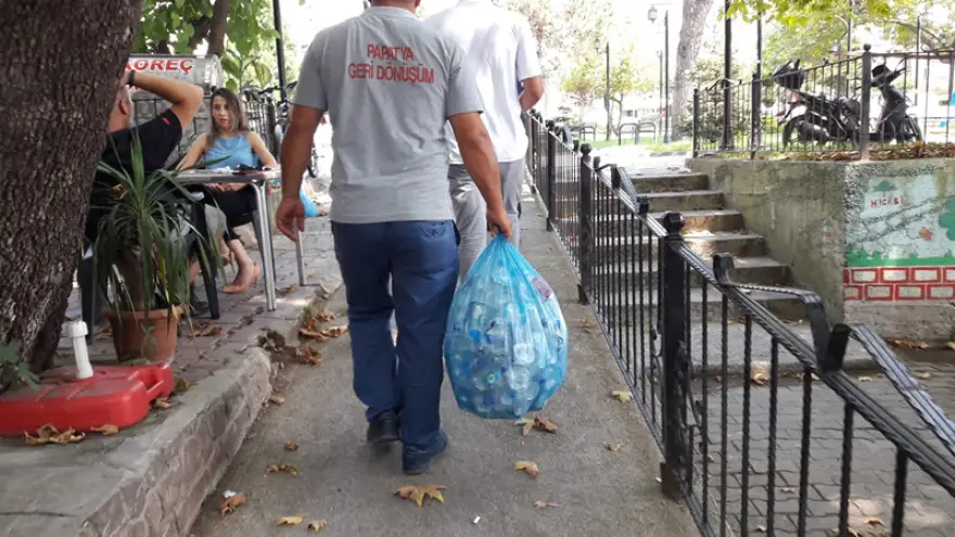 Atıklar, Belediye tarafından geri dönüşüme kazandırılıyor