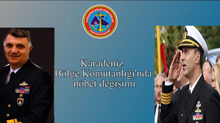 Karadeniz Bölge Komutanlığı'nda nöbet değişimi