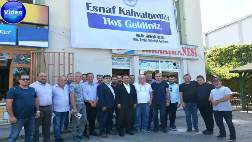 Başkan Uysal, Belen sanayi esnafıyla bir araya geldi