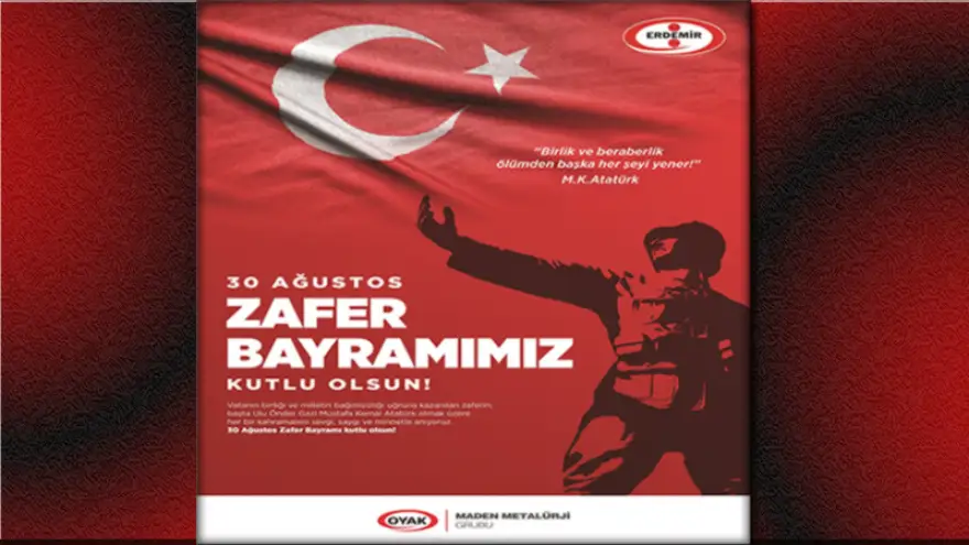 Erdemir: "30 Ağustos Zafer Bayramı kutlu olsun"