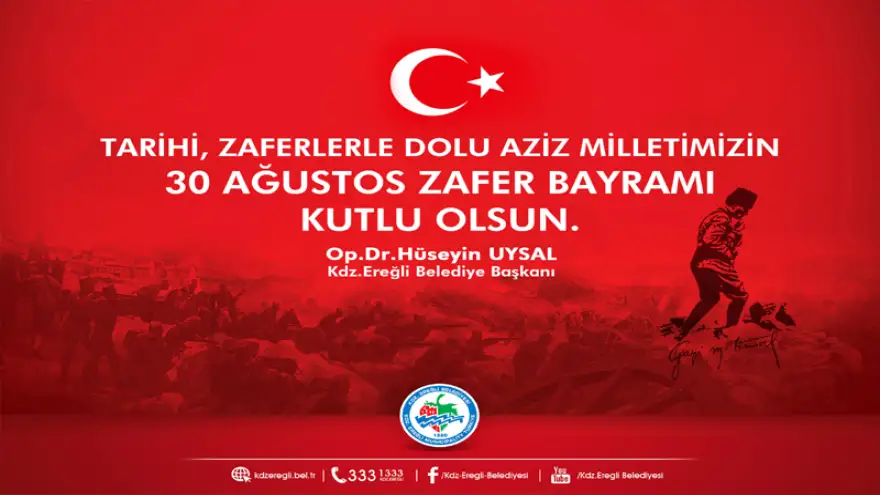 Başkan Uysal, 30 Ağustos Zafer Bayramı'nı Kutladı...