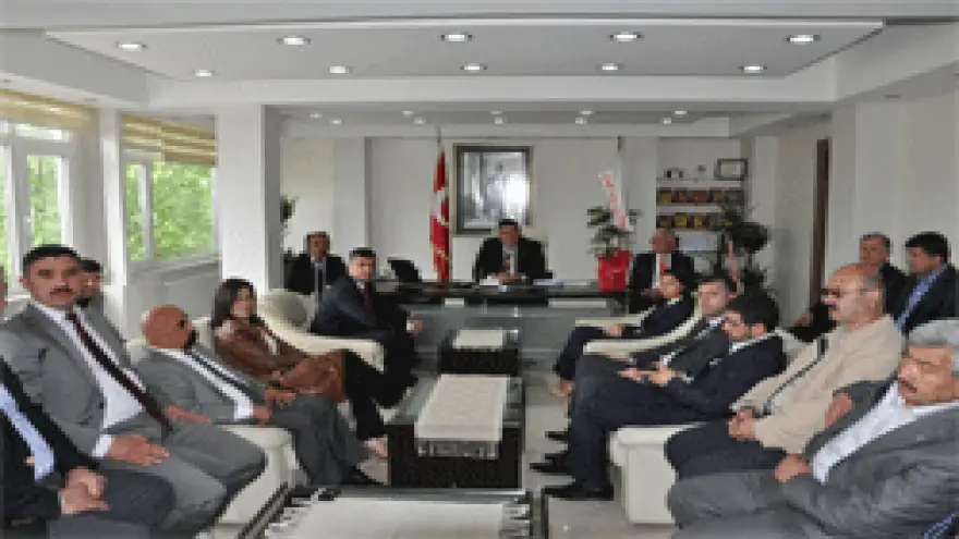 AK PARTİ'DEN TEKİN'E ZİYARET