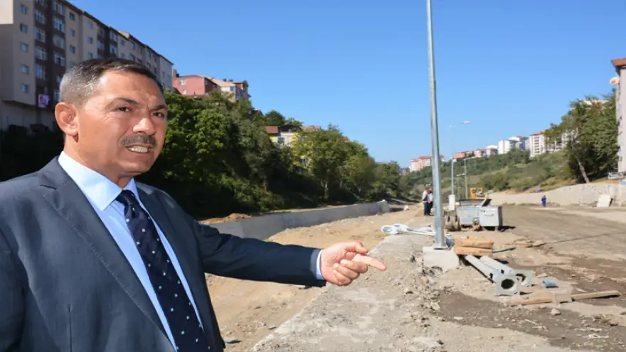 Uysal, Sakindere'de incelemelerde bulundu