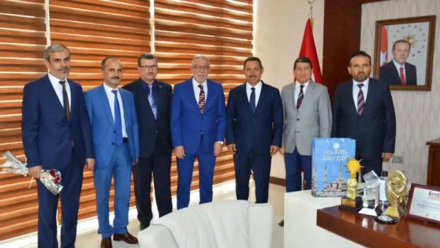 Din Görevlilerinden Başkan Uysal’a ziyaret!.