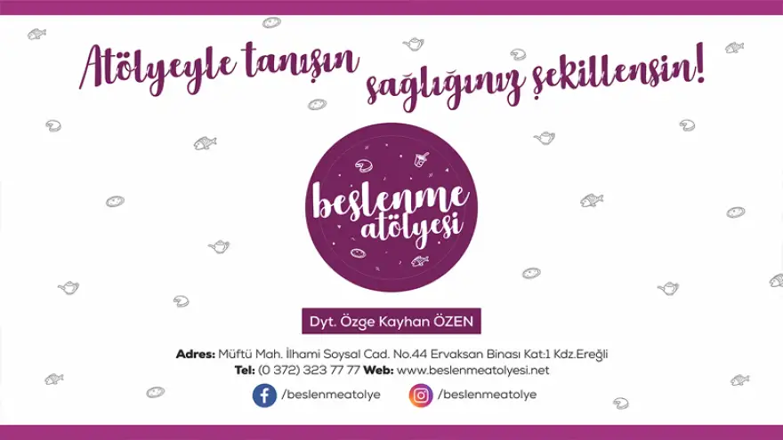 Beslenme Atölyesi ile tanışın, sağlığınız şekillesin...