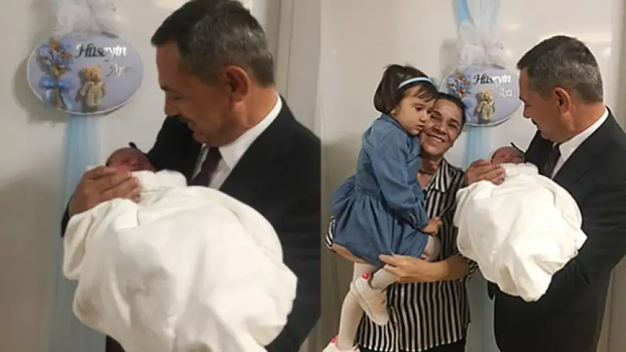 Uysal ikinci kez dede oldu