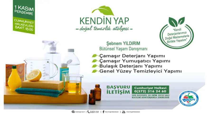 Belediyeden kadınlara yönelik ‘KENDİN YAP’ Etkinliği