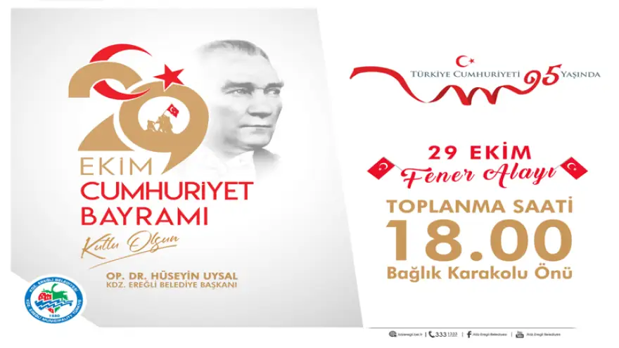 Başkan Uysal'ın 29 Ekim Cumhuriyet Bayramı Kutlama Mesajı