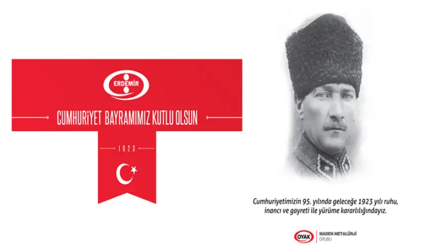 Erdemir: "Cumhuriyet Bayramınız Kutlu Olsun"