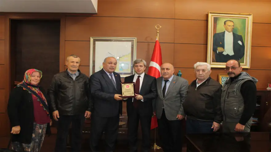 Şehit Aileleri Derneği'nden, Vali Çınar'a ziyaret